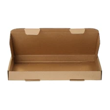 100 8x4x1 Brown/Kraft Corrugated Cardboard Shipping Boxes for Moving & Storage
