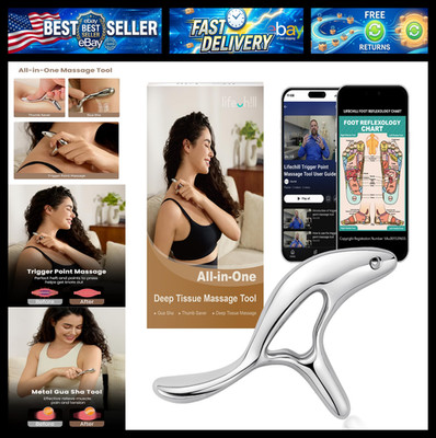 Trigger Point Massage Tool for Pain Relief Deep Tissue & Gua Sha, HSA Fascia Rel