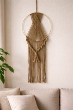 Handgefertigte Makramee-Wanddekoration im Boho-Stil 🌿