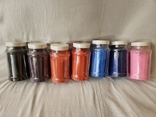Arts And Crafts Colored Sand - 1.5lb Of Each Blu, Org, Blk, Purp, Pink Lot3