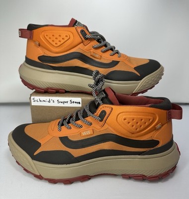 Vans Crosspath Mid MTE Shoes Men Sz 10 Marmalade Orange Waterproof Sneaker NWOB