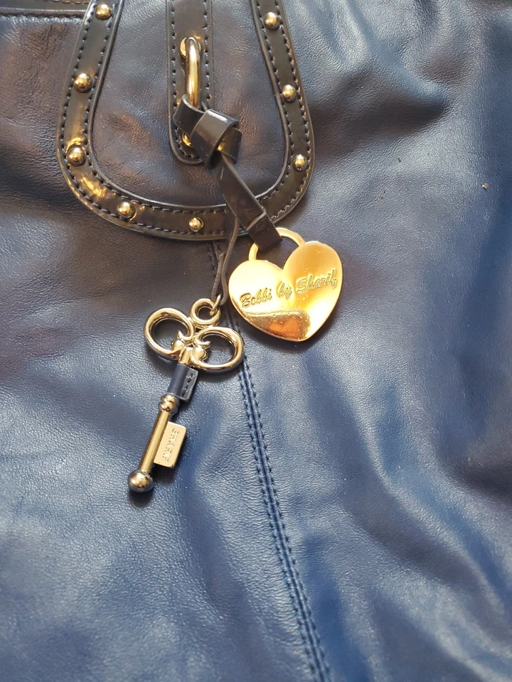 Bobbi By Sharif Royal Blue Handbag Purse Hobo Style. 25th Anniversary. - Image 2 of 4