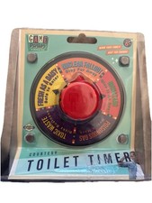 Toilet Timer Birthday Work Gag Gift Funny Laugh White Elephant Exchange Bathroom