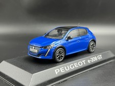 Norev 1:43 Peugeot 208 Blue e-208 GT 2019 Alloy Car Model 