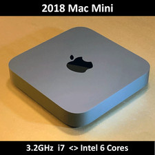 2018 Mac Mini 3.2GHZ i7 6-CORE 16GB RAM 128GB PCIe SSD