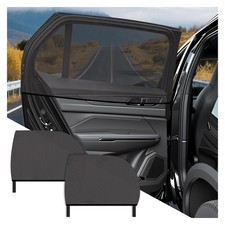 2PCS New Mesh Car Window Shades,Stretchable Car Window Screen for Keeping Car...