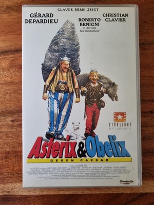 VHS Videocassette Asterix und Obelix gegen Caesar