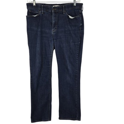 Levis 525 Jeans Womens 14 Straight Leg Perfect Waist Stretch Denim