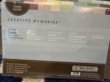 Creative Memories Power Palette Storybox Pastel Photo mats Journal Boxes 2008
