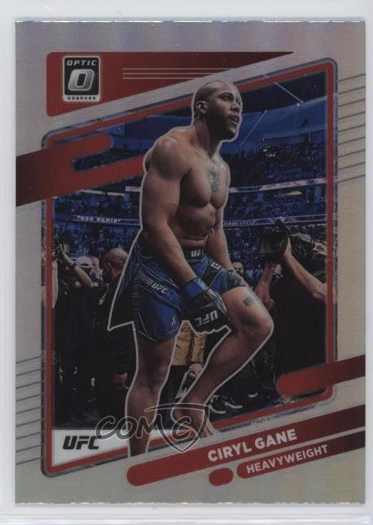 2022 Panini Donruss Optic UFC Holo Prizm Ciryl Gane #40 ms9