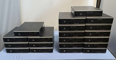 *LOT OF 20* HP Hewlett Packard Compaq 8200 & 8000f USDT Elite Ultra-slim Desktop