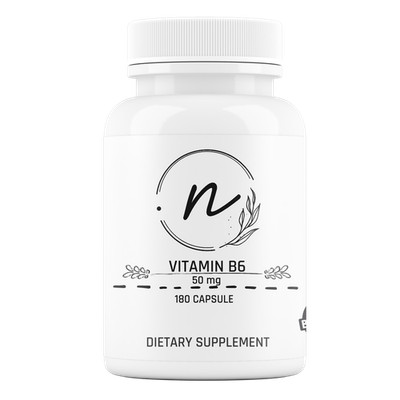 NaturePRO Vitamin B6 Pyridoxin 50 mg 180 Kapseln