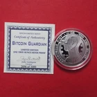 ND (2021) BITCOIN - GUARDIAN .999 Pure Silver Art Round - Anonymous Mint