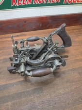 K175- Antique Stanley No. 55 Combination Plane Carpenters Woodworking Tool