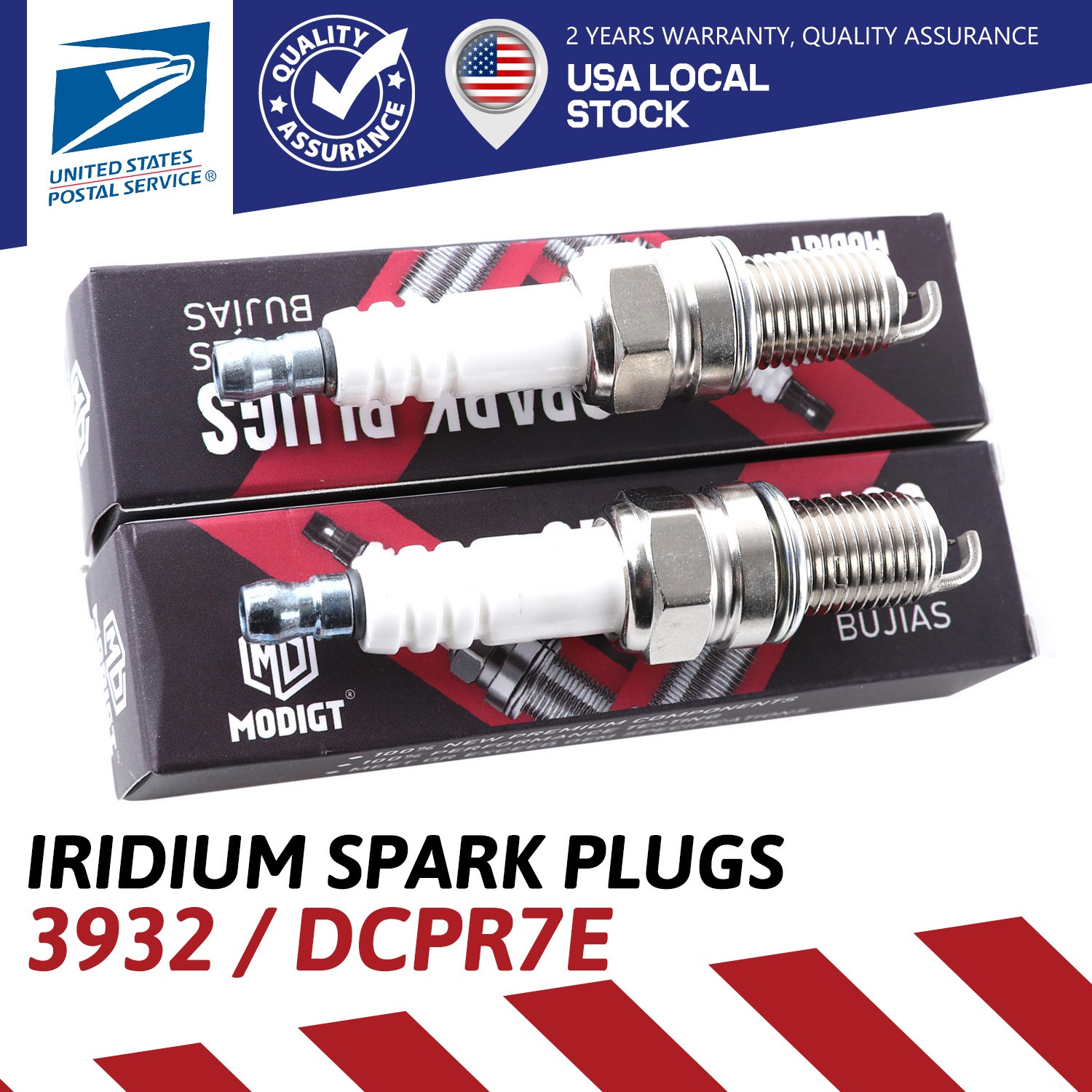 2pcs Fit NGK 3932 DCPR7E For Harley Davidson Sportster XL 883 1200 spark plugs