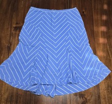 Anthropologie Odille Cotton Midi Skirt Womens 8 Pleated Feminine Cowgirl Beach