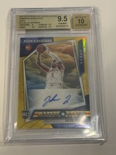 2021 Chronicles Airborne Jalen Johnson Gold /10 BGS 9.5 Auto 10 Hawks Allstar 🔥