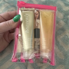 Victoria  s Secret Heavenly Angel Touch Lotion, Wash 1 FL Oz Travel Mini Perfume