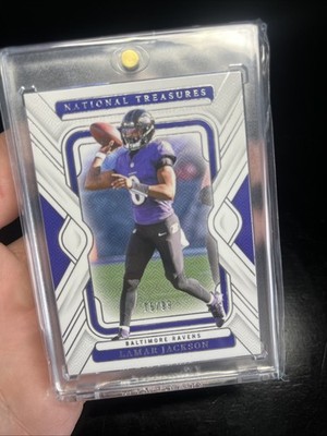 Lamar Jackson 2024 National Treasures Base 75/99