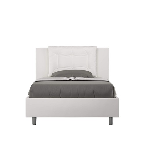 Letto una piazza e mezza rivestito in Similpelle - ANNALISA
