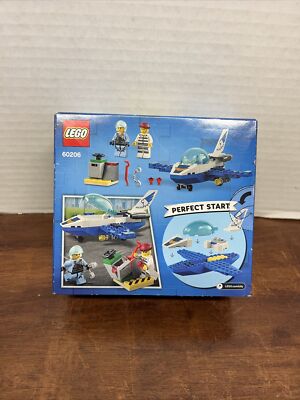 New LEGO City Sky Police Jet Patrol 60206 54 Pcs Building Kit Set