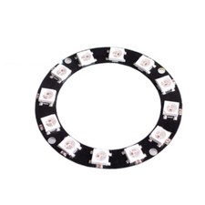 10PCS 16Bit WS2812 RGB LED Ring Full-color Built-in Driving Development Board