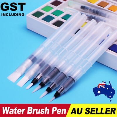 3PCS Ink Pen for Water Brush Watercolor Calligraphy Painting Tool Set AO