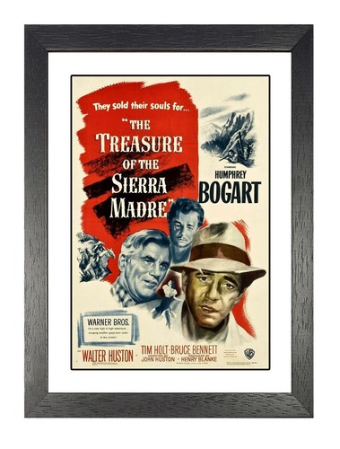 Bogart Treasure of the Sierra Madre Western Film Advert Poster Cinema Star Photo - Picture 2 of 6