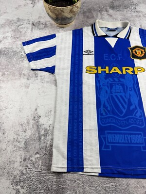 Vintage Umbro Manchester United 1994/1996 Paul Ince 8 Third Kit