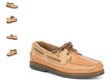 Sperry Top-Sider Mako 2 Eye Moc Oak Brown Boat Shoe Mens sizes 7-15/NEW WIDE