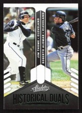 2022 Panini Absolute Jim Thome / Roberto Alomar Historical Duals Retail Green