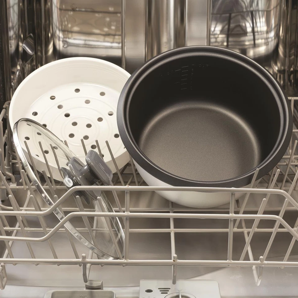 Russell Hobbs Rice Cooker & Steamer 2L with Auto Keep Warm Function - 27040 - Image 3 of 4