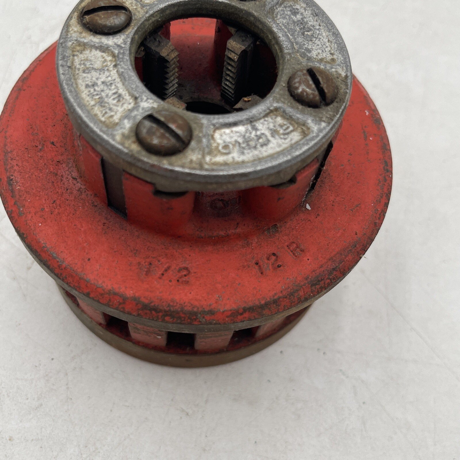 Ridgid 12R 1/2" Die Head Ratchet Hand Pipe Threader 700 Power Drive eBay