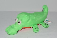 Vintage Aqua Leisure Plush 10" Alligator Crocodile Stuffed Toy Animal USA MADE