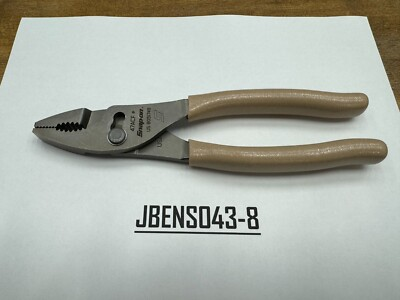 #ad Snap on Tools NEW COMBAT TAN 8quot; Talon Soft Grip Combo Slip Joint Pliers 47ACFCT $74.95