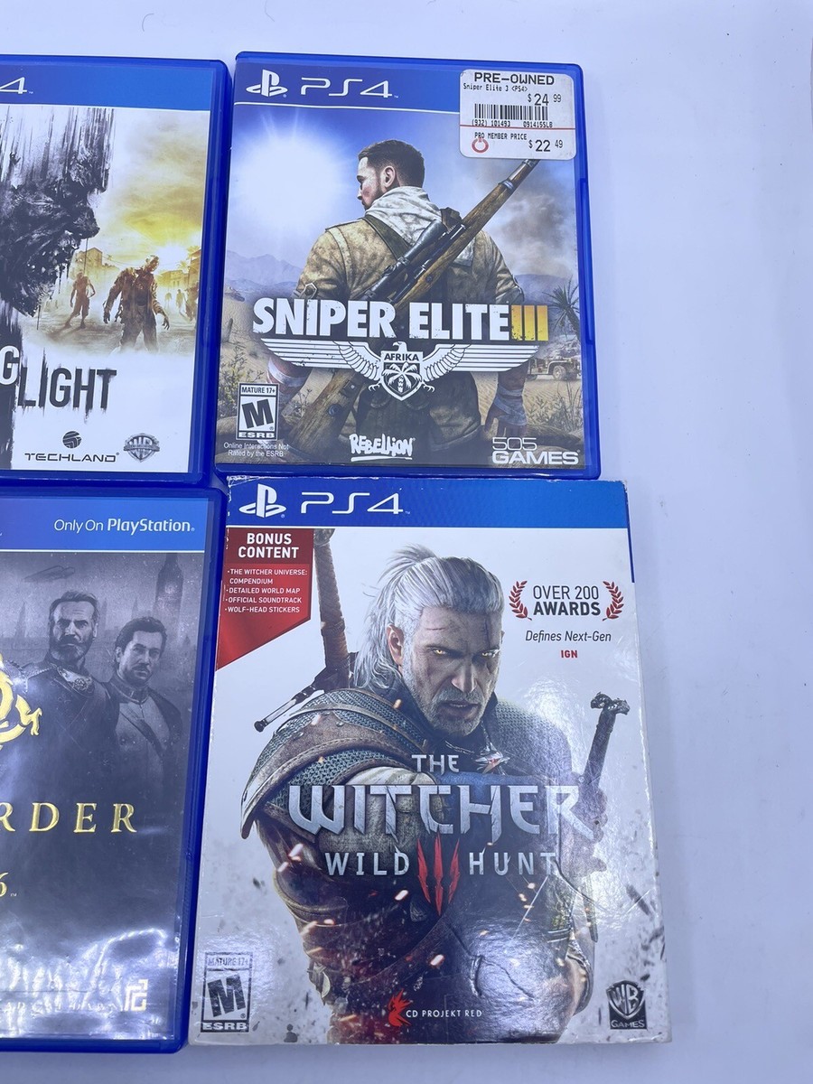Sony PlayStation 4 PS4 Games Lot of 6 Dying Light The Witcher 3 | eBay