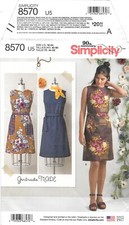 Simplicity #8570 Sewing Pattern by Gertrude Mode Misses Dresses Size 16-24 Uncut