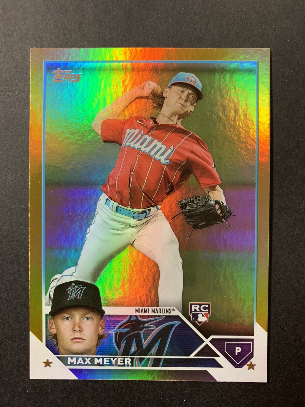 Max Meyer 2023 Topps Series 2 Gold Foil Parallel #388 Rookie RC