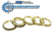 Synchrotech 1st-5th Brass Synchro Set Fits Honda Prelude VTEC H22 H22A2 H22A4 