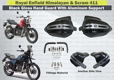 Black "Hand Guard Fit For Royal Enfield Himalayan & Scram" 411