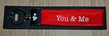 Depesche felt keyring, "YOU  ME", new