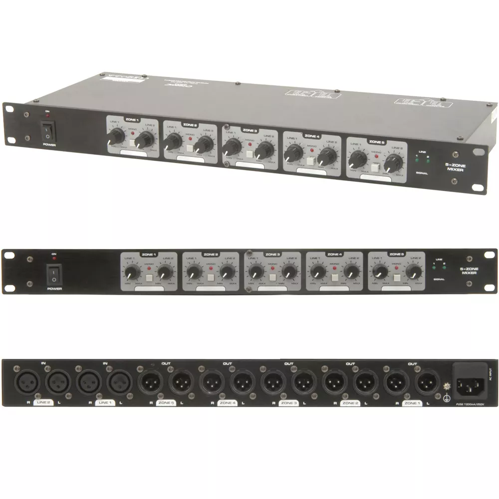 XLR Speaker Matrix Zone Mixer for Amplifiers Switch Splitter