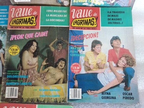 Valle De Lagrimas Fotonovela Comic Magazine Lot Of 11 Mexico 1980s - Picture 6 of 9