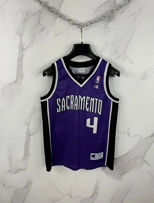 Vintage 90s Champion Sacramento Kings #4 Webber NBA Jersey S - Image 1 of 4