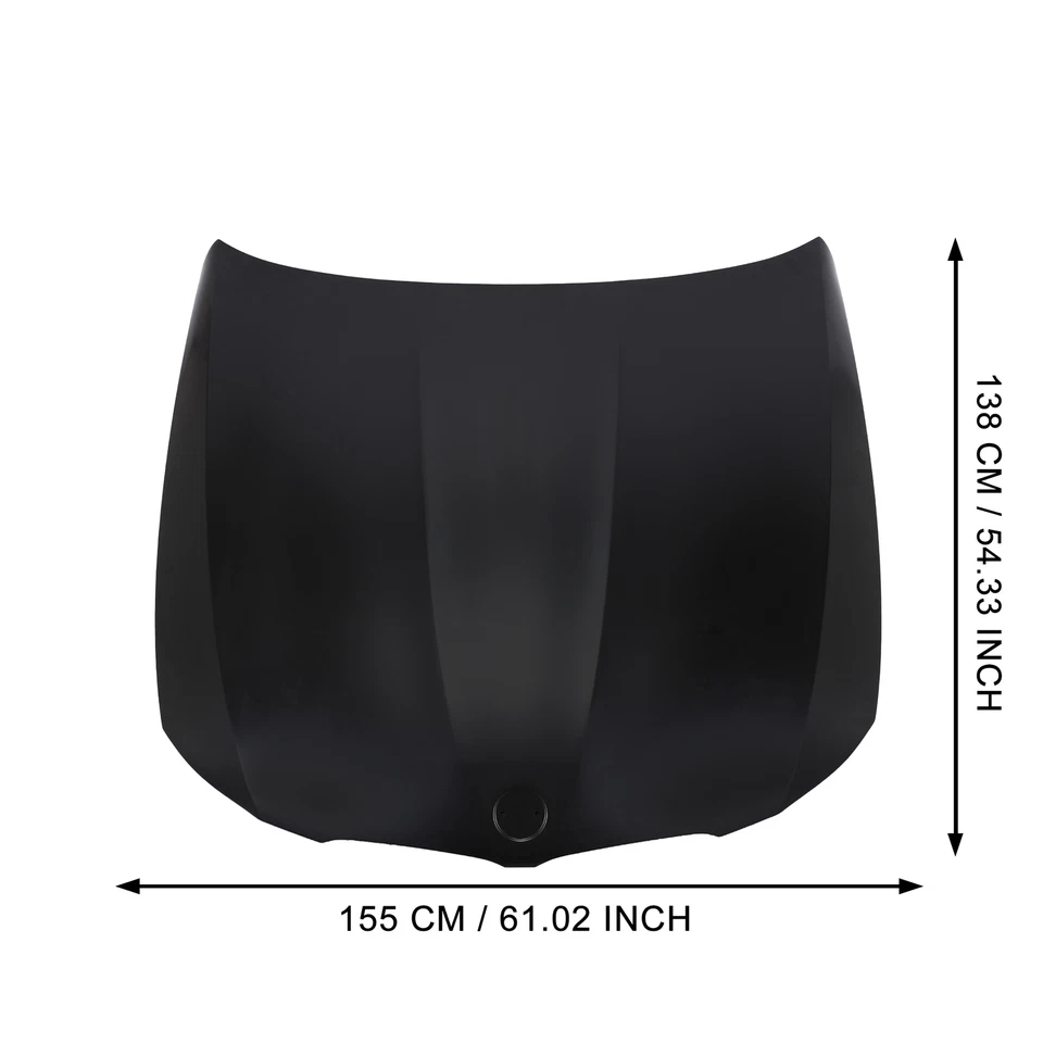 For 2009-2012 BMW 328i 335d Sedan Hood Panel Primed Black # 41617153940 Foto 2 de 4