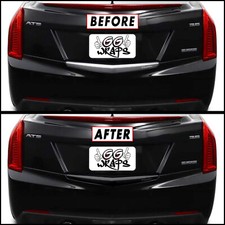Chrome Delete Blackout Overlay For 2013-18 Cadillac Ats Sedan Rear Trunk Trim