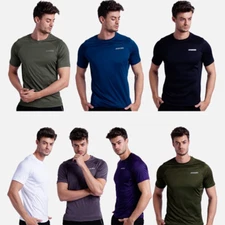 ARMEDES Men's Quick Dry Athletic Lightweight UV Protection T-Shirt R194