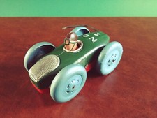 Scarce 1940's Showa Japan Tin Wind-up Acrobatic Tumbling Racer Tinplate Race Car