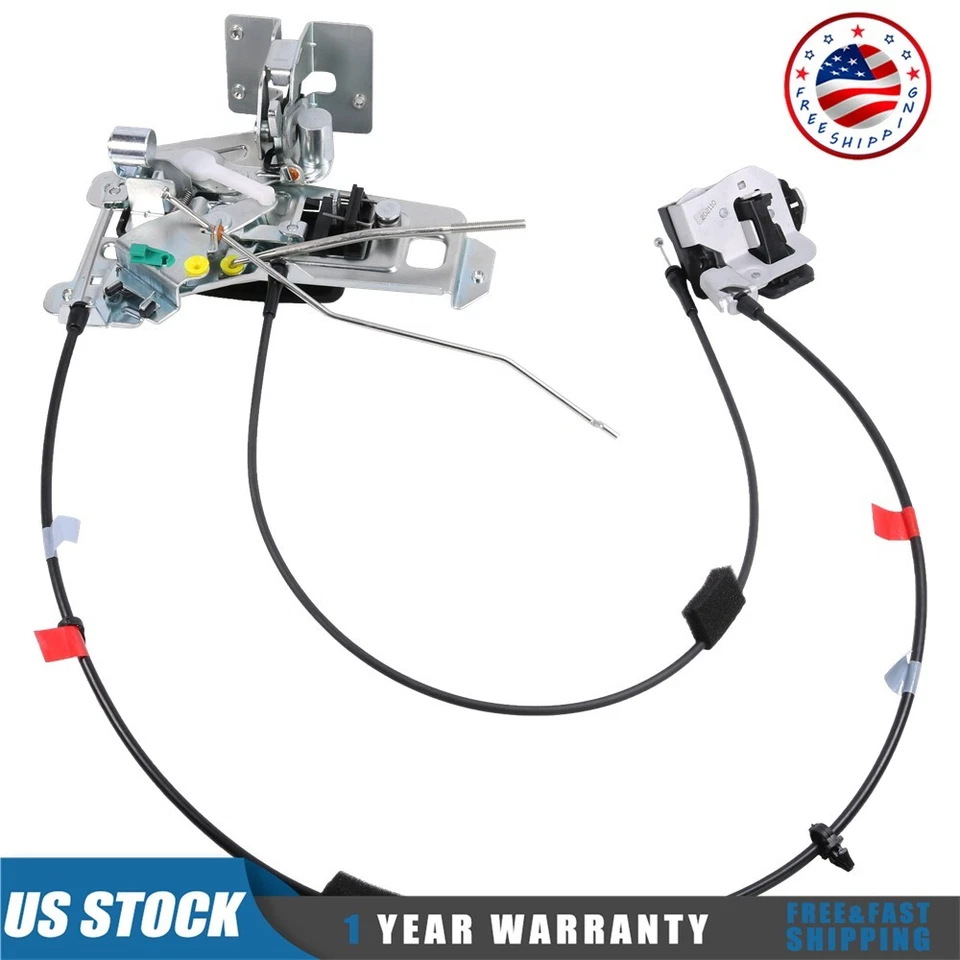 Conjunto de pestillo de puerta corredera derecha NUEVO para Ford E150 E250 E350 1992-2019 con cable Foto 4 de 4