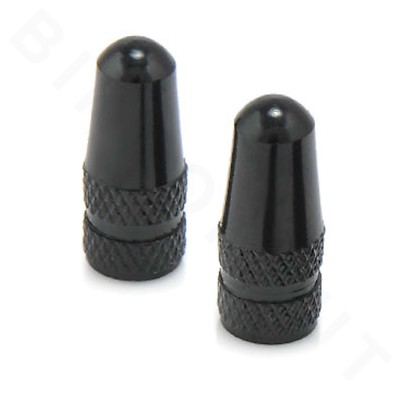 #ad Presta Valve Cap Black 2 pieces aluminum Bike Bicycle *U.S.A. Seller* $7.39